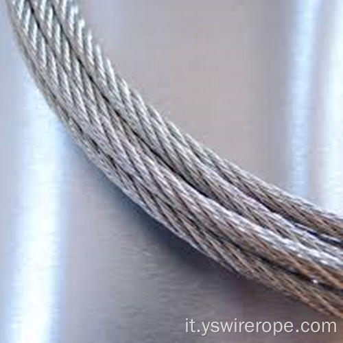 304 Filo in acciaio inossidabile corda 1x19 3,18 mm